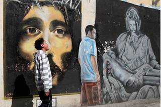 Jesus Graffity, Mexico City. Photo: F. Hartz