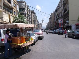 A photo of a street in Beirut. Photo taken by Jochen Becker