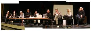 A panoramic photo of the final panel of the workshop. Foto: Jochen Becker